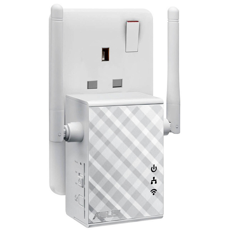 Повторитель Wi-Fi сигнала ASUS RP-N12 N300 1хFE LAN ext. ant x2