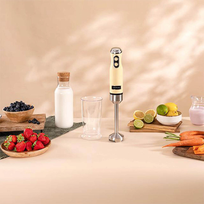 Блендер CECOTEC Power Retro 1200MAX Cream&Crush Yellow