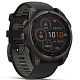 Спортивний годинник GARMIN Fenix 8 47mm Sapphire Solar Carbon Gray DLC Titanium with Black Silicone Band