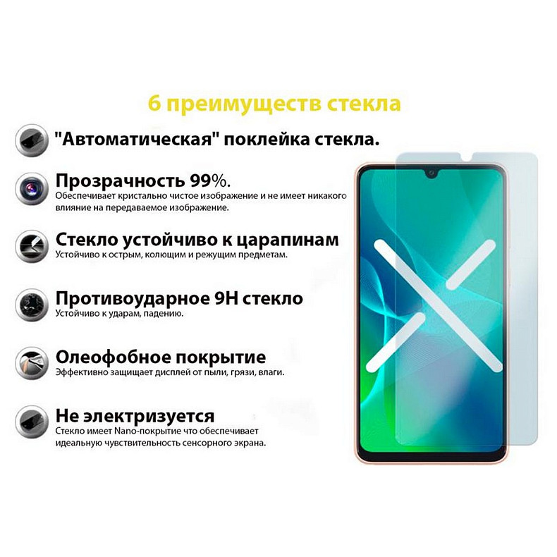 Защитное стекло BeCover для Samsung Galaxy A33 5G SM-A336 Crystal Clear (707856)