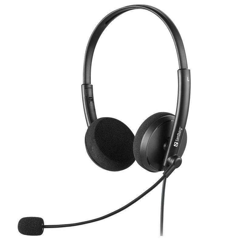 Навушники з мікрофоном Sandberg MiniJack 3,5 мм Office Headset
