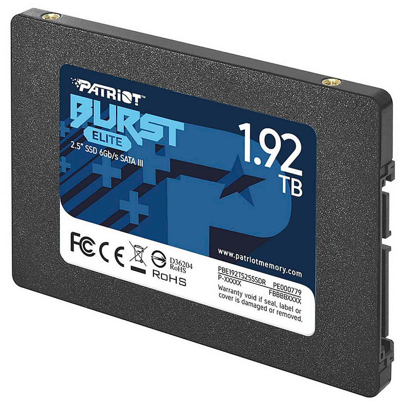 SSD диск Patriot Burst Elite 1.92TB 2.5" SATAIII TLC (PBE192TS25SSDR)