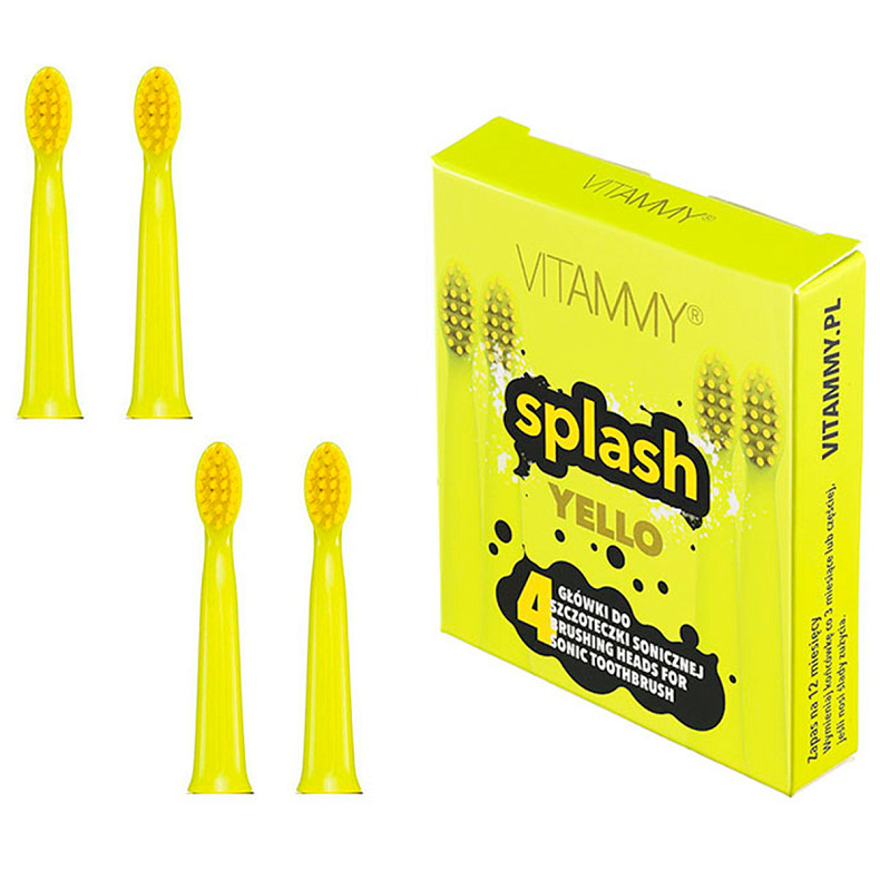 Головки для звуковой зубной щетки VITAMMY Splash yello