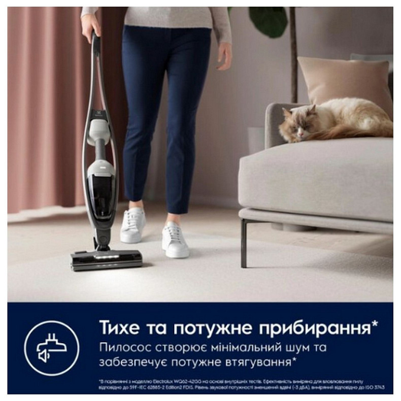 Пылесос аккумуляторный ELECTROLUX ES62HB25UV