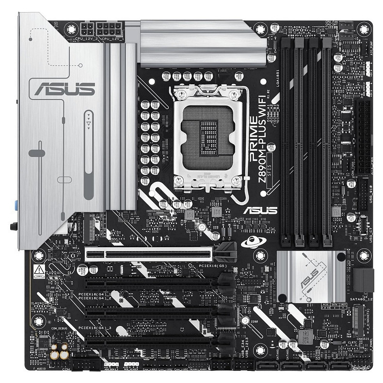 Материнcька плата ASUS PRIME Z890M-PLUS WIFI s1851 Z890 4xDDR5 M.2 HDMI DP Wi-Fi mATX