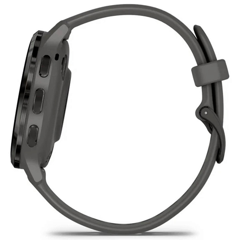 Спортивные часы GARMIN Venu 3s Slate Stainless Steel Bezel with Pebble Gray Case and Silicone Band