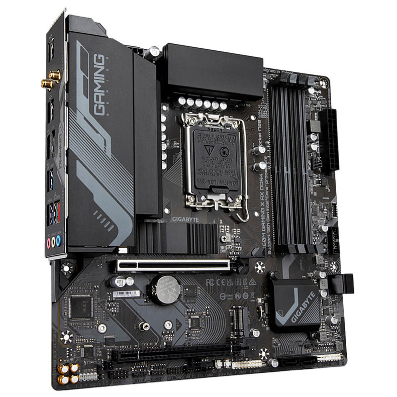 Материнская плата GIGABYTE B760M GAMING X AX s1700 B760M 4xDDR5 M.2 HDMI DP mATX