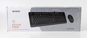 Комплект (Клавіатура, Миша) A4Tech F1010 Black/Grey USB