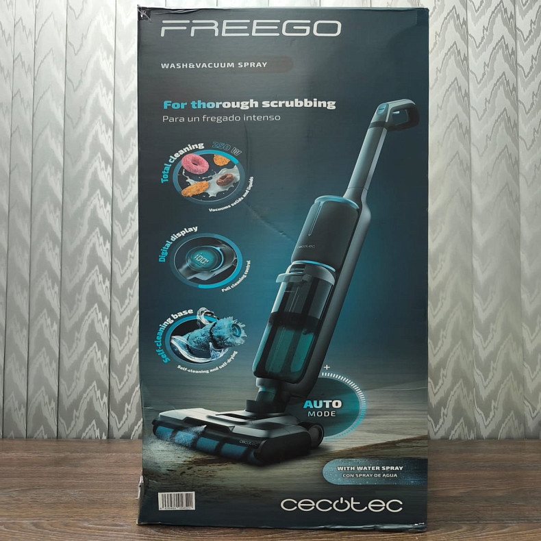 Моющий пылесос Cecotec FreeGo Wash&Vacuum Spray - Уценка