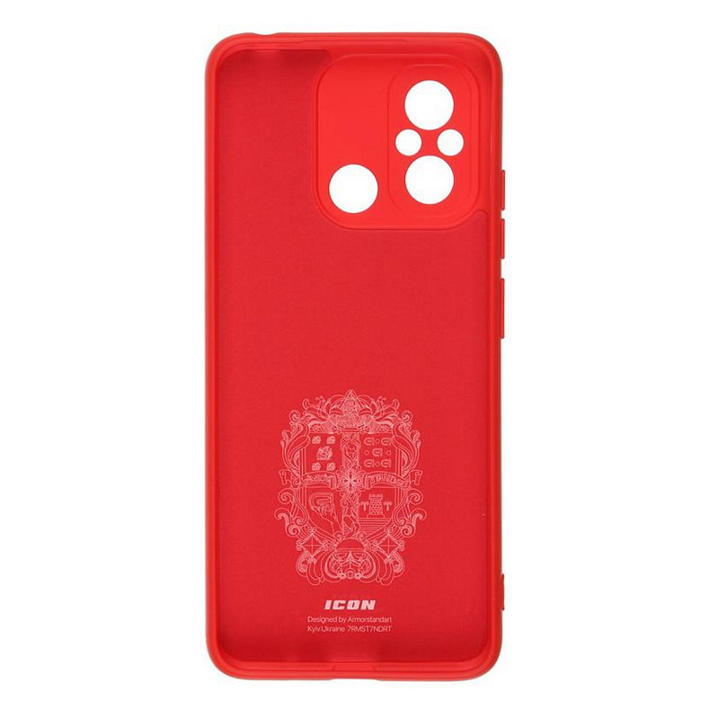 Чохол-накладка Armorstandart Icon для Xiaomi Redmi 12С/11A Camera cover Red (ARM65966)