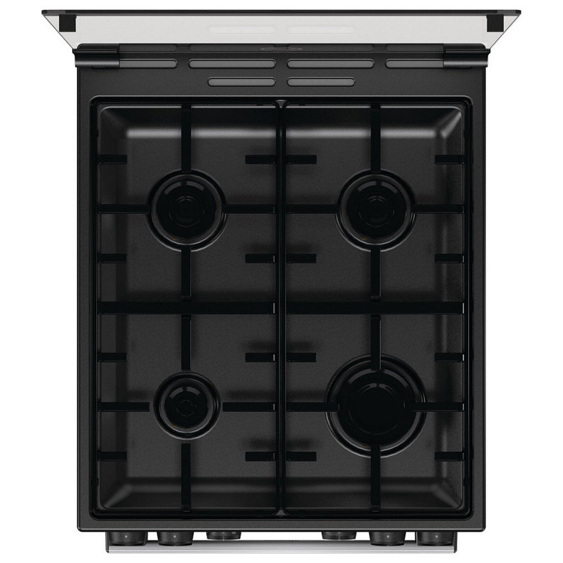 Плита Gorenje комбинированная, 70л, 50x60см, дисплей, IconLed, эмалированный, серый