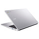 Ноутбук Acer Chromebook CB315-4HT 15" FHD IPS Touch, Intel C N4500, 8GB, F128GB, UMA, ChromeOS, сріб