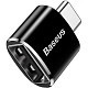 Адаптер Baseus USB Female To Type-C Male Adapter Converter Black