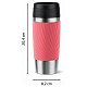 Термочашка Tefal Travel Mug Classic Twist, 0.36л, нержавеющая сталь, коралловый (N2024410)