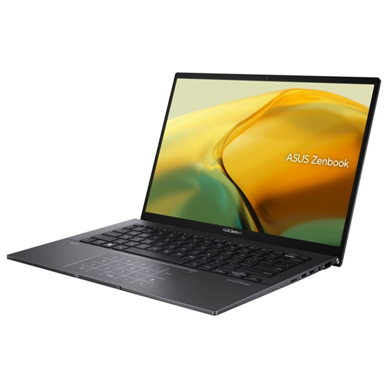 Ноутбук ASUS Zenbook 14 UM3402YA-KP698 14" WQXGA IPS, AMD R5-7530U, 16GB, F1TB, UMA, NoOS, Чорний