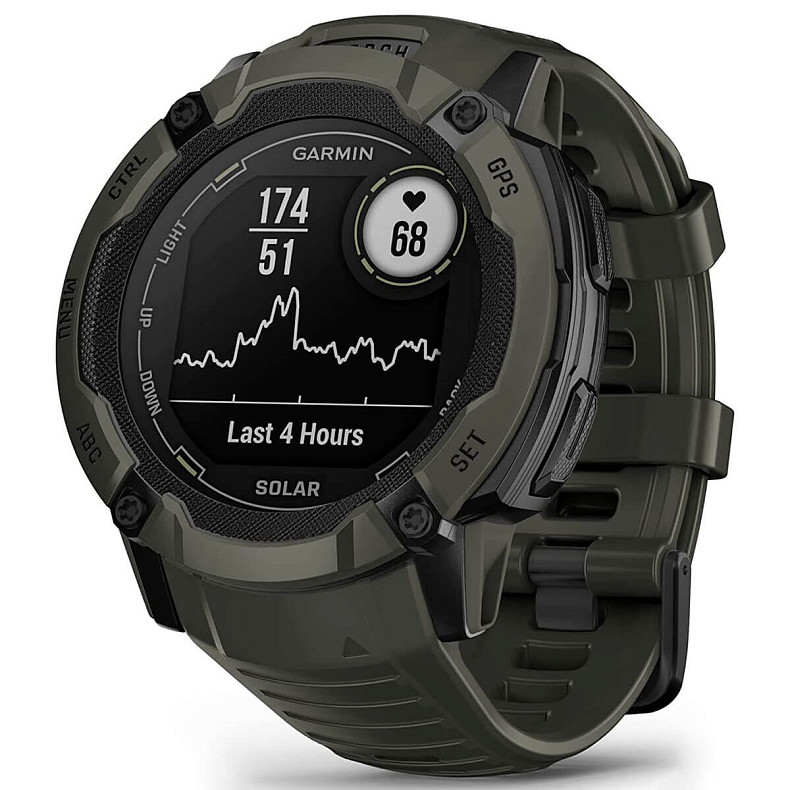 Спортивний годинник GARMIN Instinct 2x Solar Moss