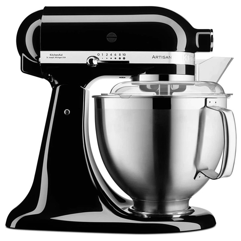 Кухонний комбайн KitchenAid Artisan 4,8 л 5KSM185PSEOB з відкидним блоком чорний