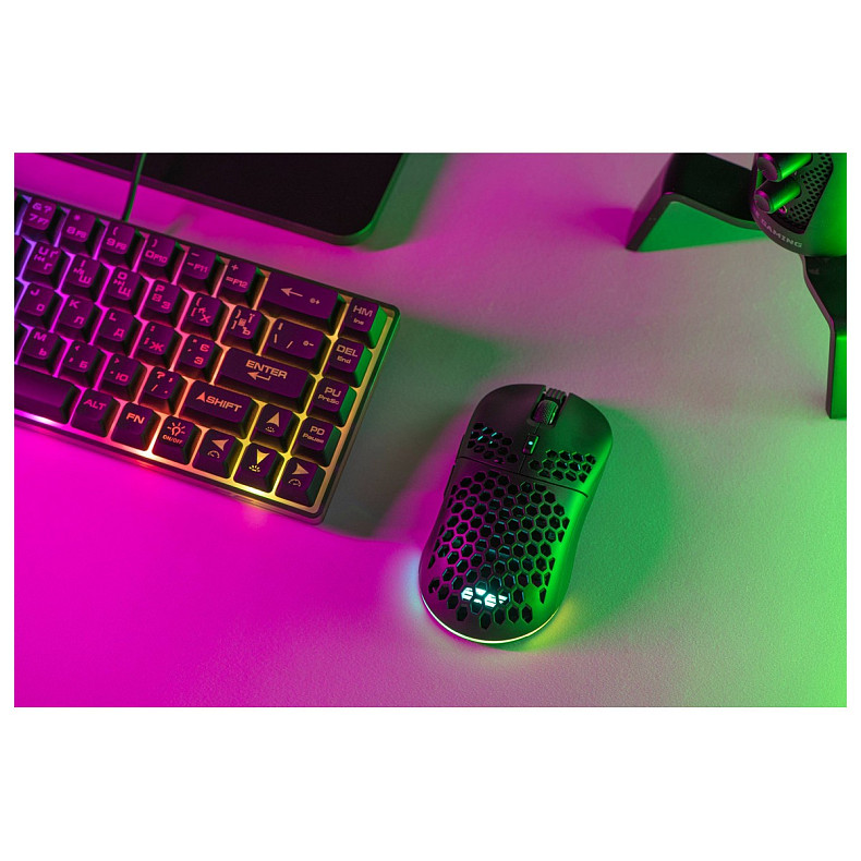 Мышка 2E GAMING HyperDrive Pro WL, RGB Black (2E-MGHDPR-WL-BK)