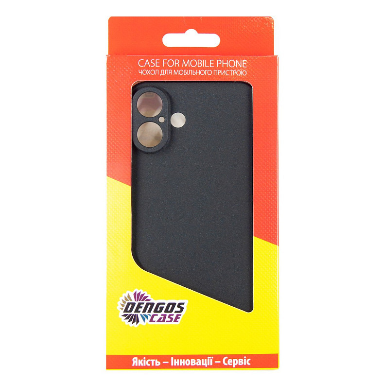 Чохол-накладка для Apple iPhone 16 Plus Black (DG-TPU-CRBN-210)