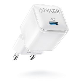 Мережева зарядка ANKER PowerPort 512 Nano - 20W USB-C (Білий)