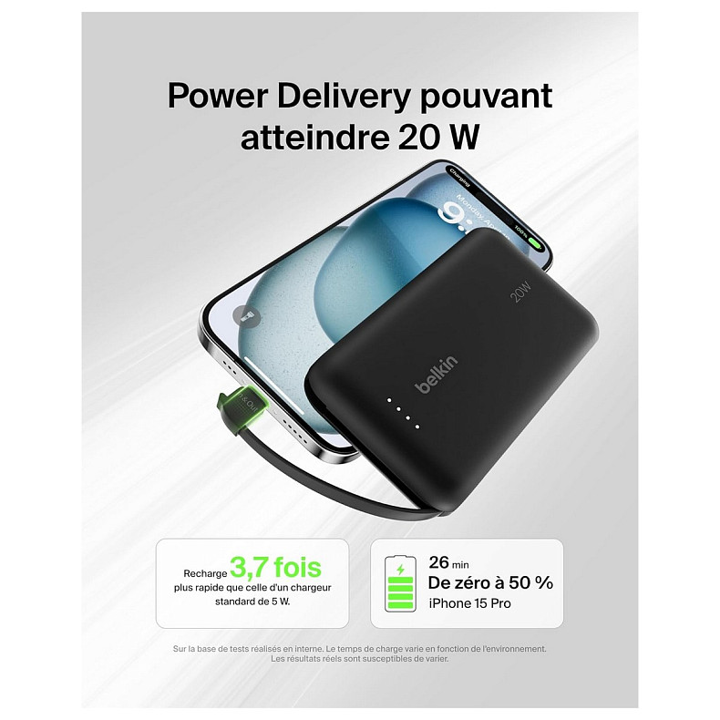 Универсальная мобильная батарея Belkin Boost Charge 10000mAh Black (BPB021HQBK)