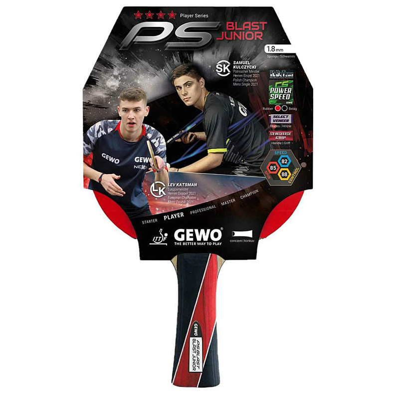 Ракетка для настольного тенниса Gewo PS Blast Junior FL (1074300001)