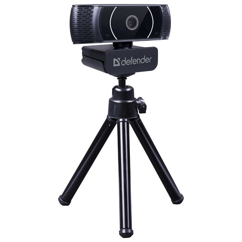 Веб-камера Defender G-lens 2590 QHD 2K 1440p, 3.7МП чорна