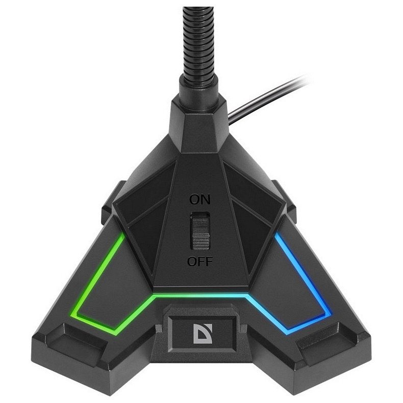 Микрофон Defender Pitch GMC 200 LED Black (4714033646208)