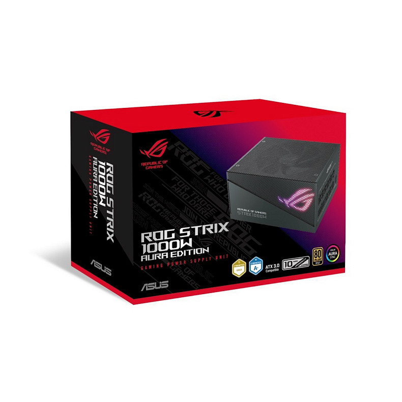 Блок питания Asus ROG STRIX PCIE5 1000W Gold Aura Edition (90YE00P1-B0NA00)