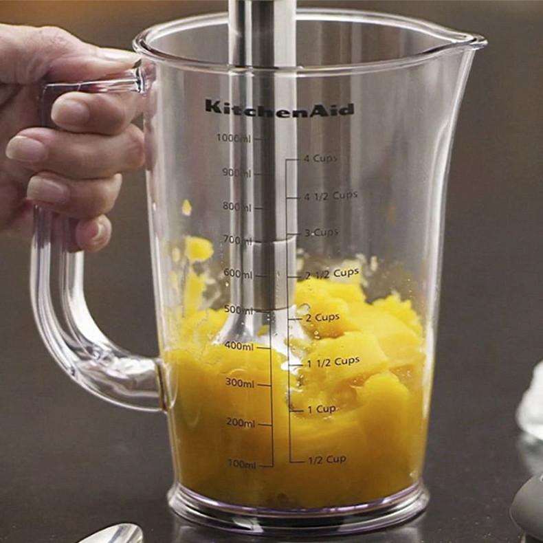 Блендер KitchenAid 5KHBV83EOB погружной с аксессуарами черный