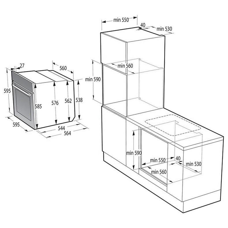Духовой шкаф Gorenje BPSA6138B