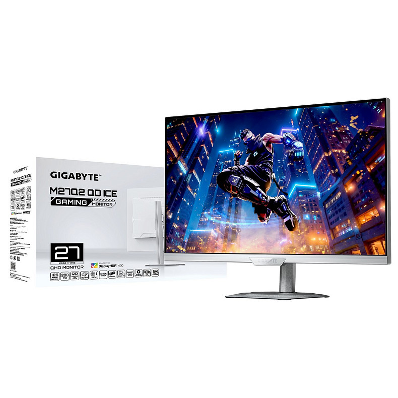 Монітор Gigabyte 27" M27Q2 QD Ice IPS White 200Hz