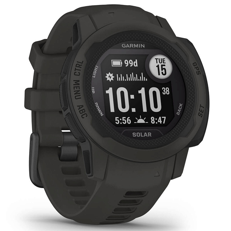 Спортивний годинник Garmin Instinct 2s Solar Graphite Gray