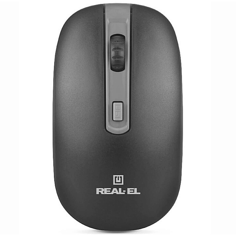 Мишка REAL-EL RM-303 Wireless Black/Grey USB UAH