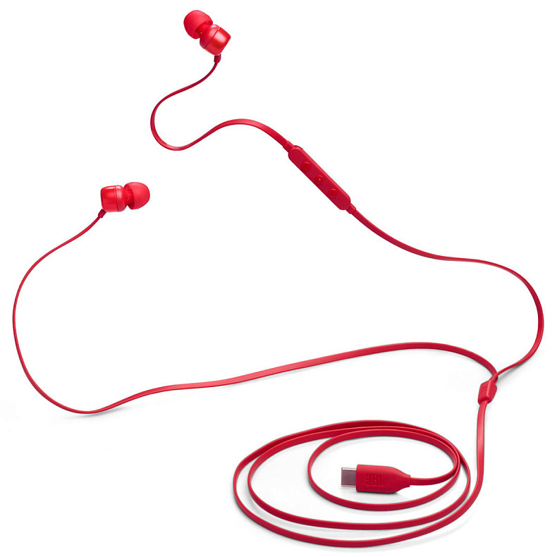 Навушники JBL Tune 310C USB-C Red (JBLT310CRED)