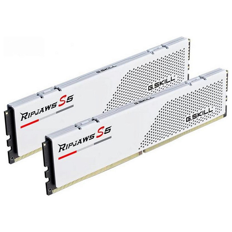 ОЗП G.Skill DDR5 2x16GB 6000 Mhz Ripjaws S5 White (F5-6000J3238F16GX2-RS5W)