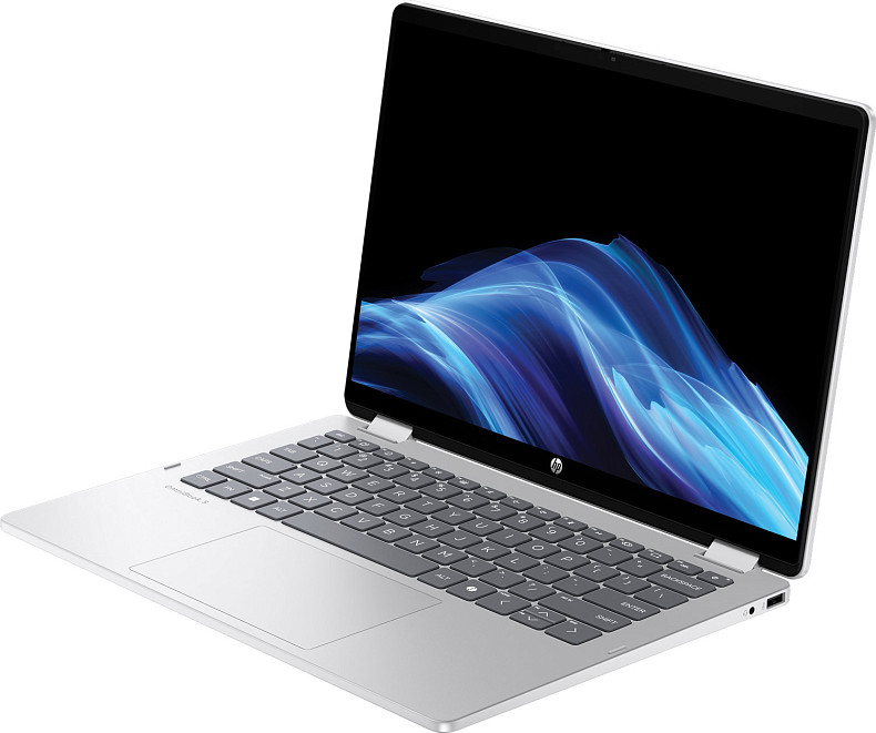 Ноутбук HP OmniBook 5 Flip x360 14-fp0033ua 14"2K IPS Ts,300n/Core3-100U/8Gb/SSD512G/IntGr/DOS/Сріблястий