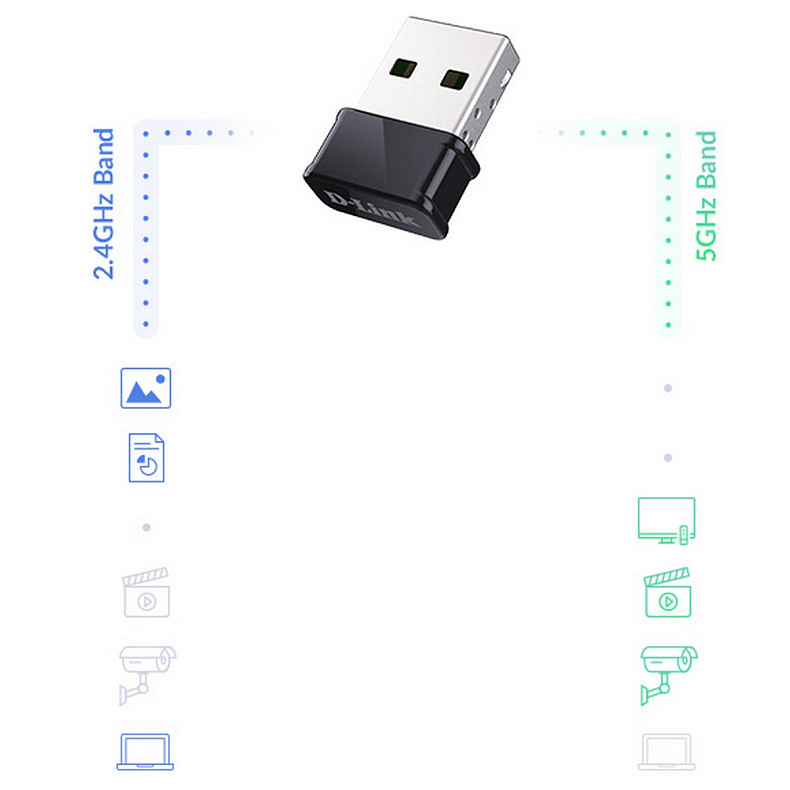 WiFi-адаптер D-Link DWA-181 AC1300, USB