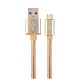 Кабель Cablexpert (CCB-mUSB2B-AMCM-6-G) USB 2.0 - USB Type-C, 1.8м, золотистий