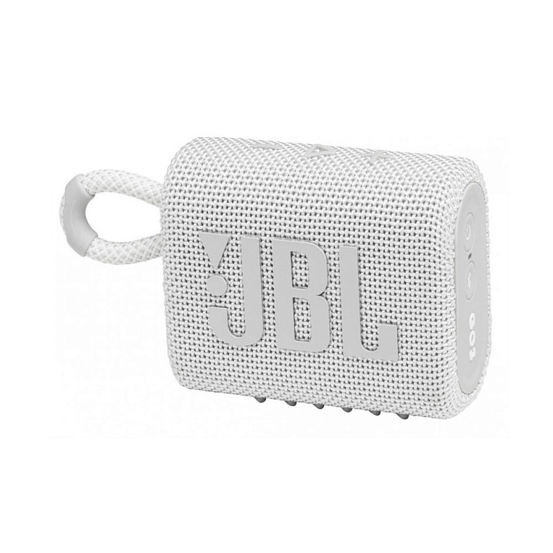 Портативная акустика JBL GO 3 White (JBLGO3WHT)