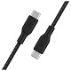 Кабель Belkin USB-С > USB-С, 3м, 100Вт, плетеный, черный