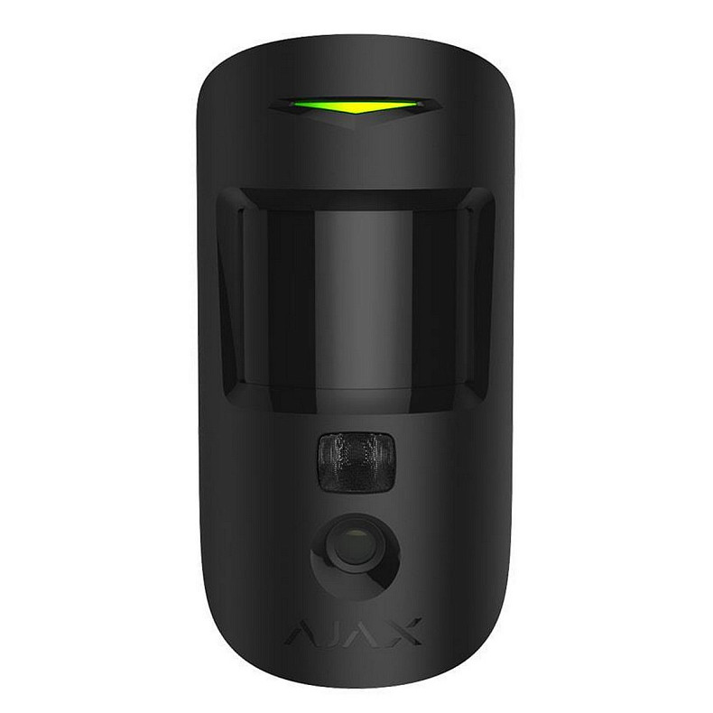 Датчик руху з фотокамерою для верифікації тривог Ajax MotionCam Black