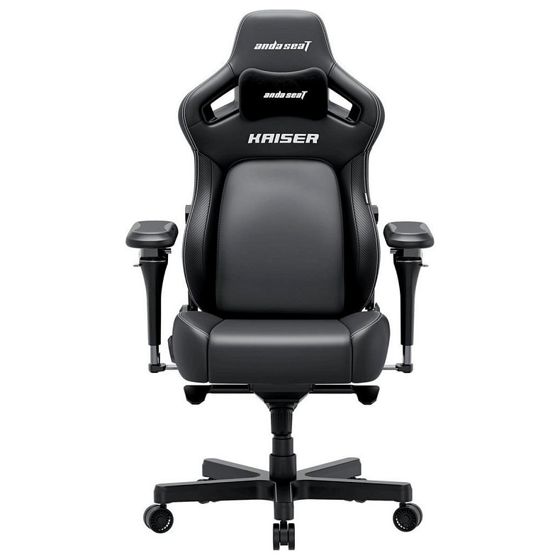 Кресло игровое Anda Seat Kaiser 4 V2 Elegant Black PVC Size XL (AD12YDDC-XLL-20-B-PV/C-03)