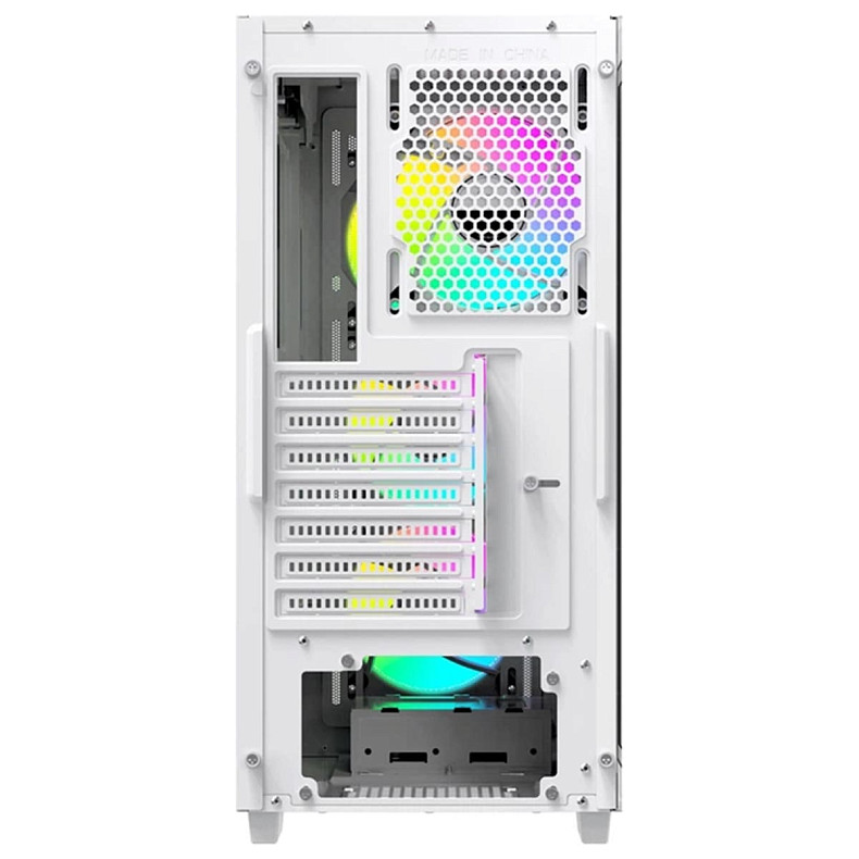 Корпус Ocypus GAMMA C60 W/O PSU, WH ARGB ATX (GAMMA-C60-WHG400XX-GL)