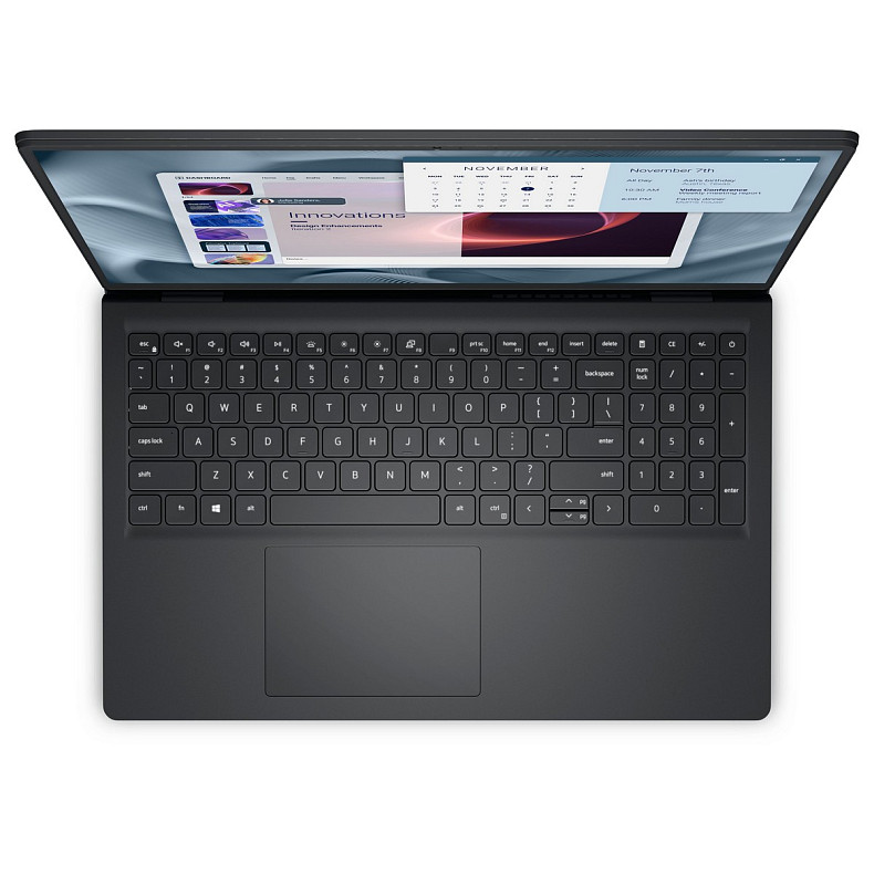 Ноутбук Dell Pro 15 Essential 15.6" FHD AG, AMD R5-7520U, 8GB, F512GB, UMA, Lin, чорний