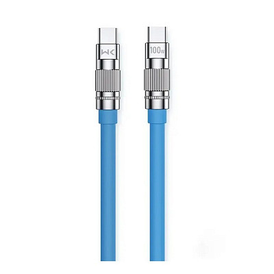 Кабель WK WDC-188 Wingle Series USB-C - USB-C 100W, 1м Blue (6941027632932)
