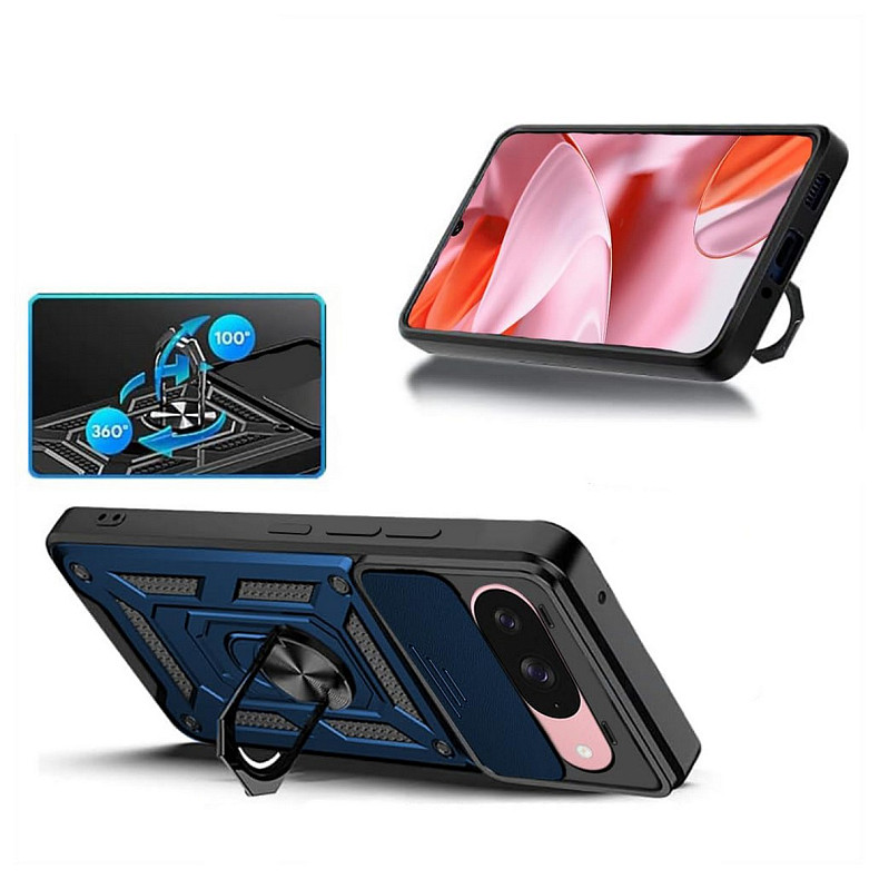 Чeхол-накладка BeCover Military для Google Pixel 9 Blue (712185)