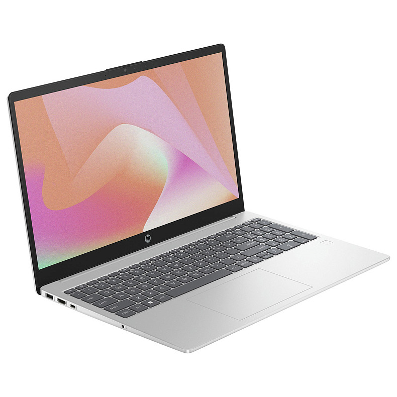 Ноутбук HP 15-fd0002ua 15.6" FHD IPS AG, Intel i7-1355U, 16GB, F1024GB, NVD550-2, DOS, сріблястий (825G5EA)