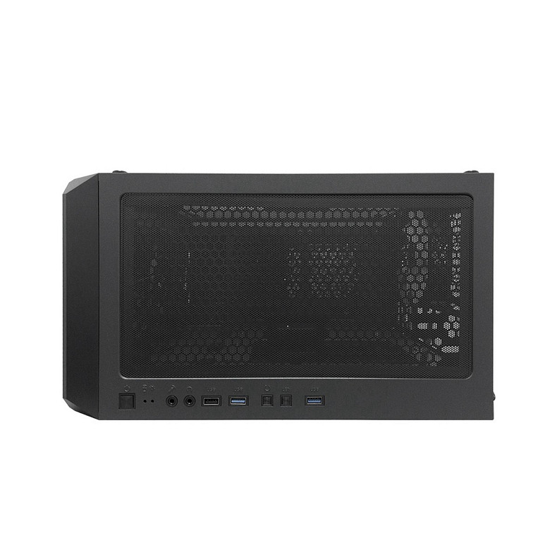 Корпус 1stPlayer T5-BK-4F1 Black без БП