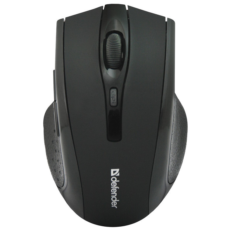 Мишка Defender Accura MM-665, бездротова, 6 кн. до 1200 dpi, чорний